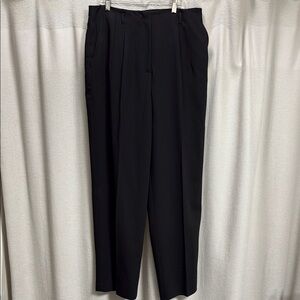 Talbots Vintage wool pants Italian wool SZ 14 high waisted trouser wide leg work